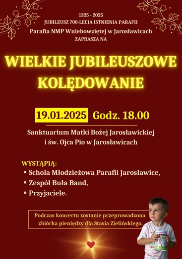 Jubileuszowe kolędowanie w Jarosławicach