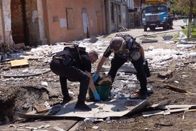 I tak, w róznych częściach Ukrainy, po każdej nocy