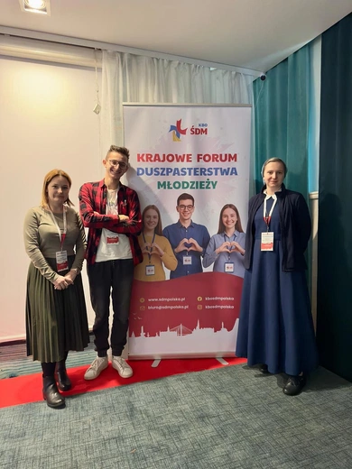 Magdalena, Damian i s. Augustyna na forum w Stegnie. Biorę odpowiedzialność za Kościół