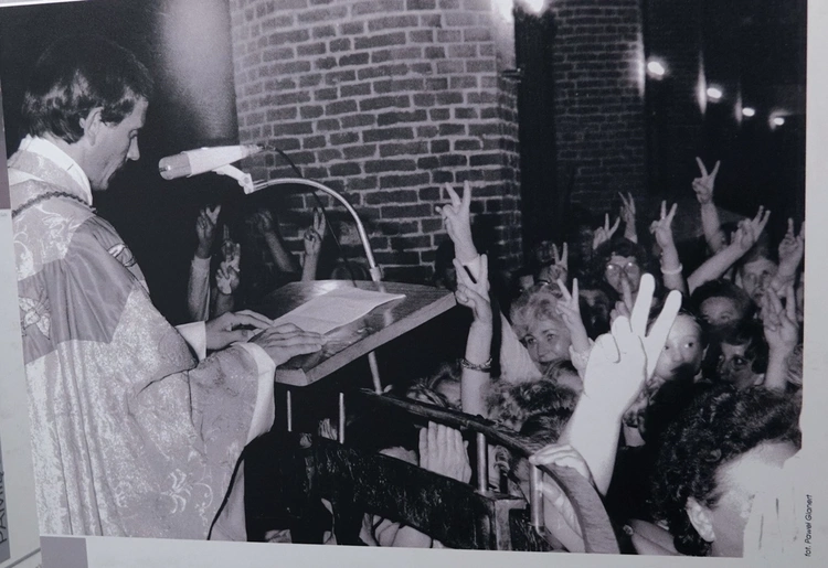 Bł. Jerzy Popiełuszko w katedrze wrocławskiej