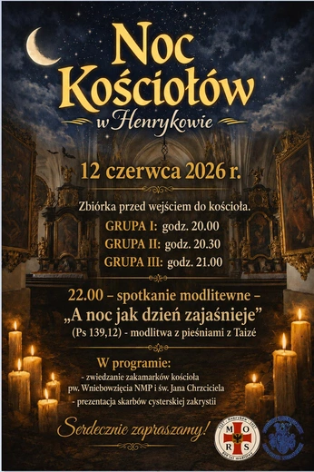 Noc Kościołów w Henrykowie – niezwykłe zwiedzanie