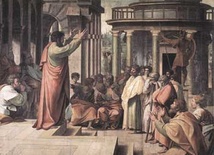 Św. Paweł nauczający w Atenach
