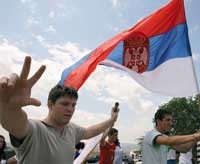 Serbowie czczą Kosowe Pole
