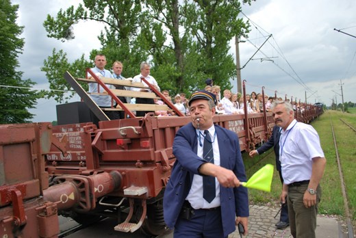 Kolejowa procesja Bożego Ciała w Kuniowie 