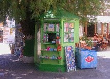 Kiosk Ruchu niebezpieczny dla dzieci