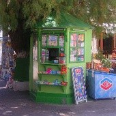 Kiosk Ruchu niebezpieczny dla dzieci