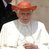 Benedykt XVI w kapeluszu przeciwsłonecznym