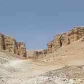 Górski krajobraz Syrii.