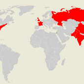 Kraje, które oficjalnie przyznają się do posiadania broni atomowej