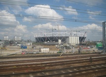 Stadion olimpijski powstający w Londynie.
