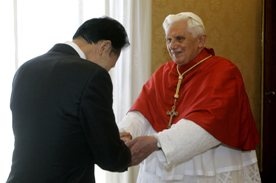 Papież przyjął prezydenta Korei Płd.