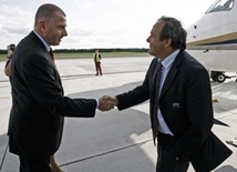  Platini zakończył wizytę w Polsce