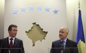 Kosowo: Wizyta Rasmussena