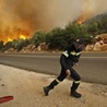 Pożary w rejonie Aten