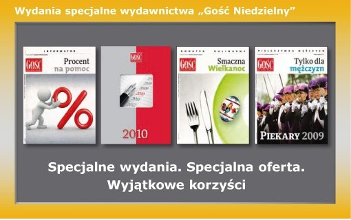 Reklama w wydaniach specjalnych