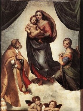 Madonna Dzieciątkiem (Madonna Sykstyńska)