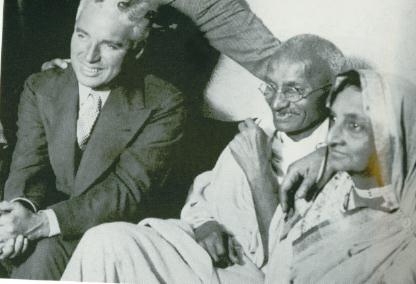 Mahatma Gandhi i Charlie Chaplin