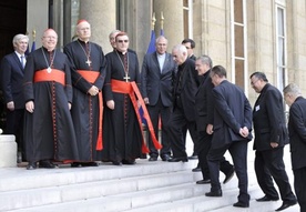 Delegacja biskupów u prezydenta Francji