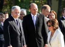 Prezydent Lech Kaczyński w Rumunii