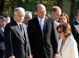 Prezydent Lech Kaczyński w Rumunii