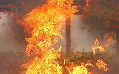 Pożar w Bytomiu