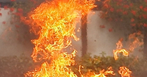 Pożar w Bytomiu