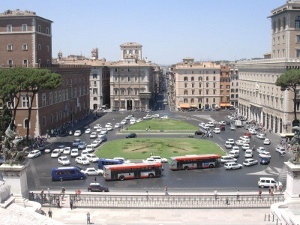 Plac Wenecki widziany z Vittoriano