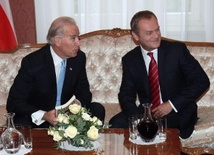 Wiceprezydent USA Joe Biden i premier Donald Tusk