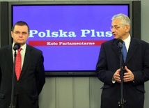 Jerzy Polaczek (L) i Ludwik Dorn (P)