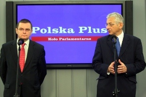 Jerzy Polaczek (L) i Ludwik Dorn (P)