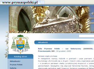 Strona internetowa Prymasa Polski