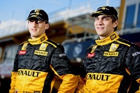 Pietrow i Kubica w Renault