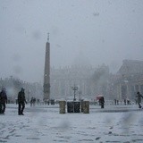 Śnieżyca sparaliżowała Rzym
