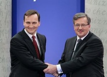 Sikorski i Komorowski o wizji prezydentury