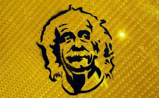 Einstein pokazany