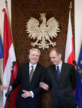 Spotkanie ministrów Polski i Łotwy 
