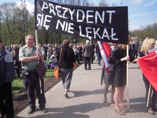 "Prezydent się nie lękał"