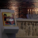Ikona została na pulpicie po Mszy św.