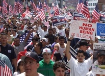 USA: Protest Latynoamerykanów 