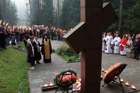 Msza święta w Katyniu