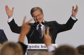 PKW: znów prowadzi Komorowski