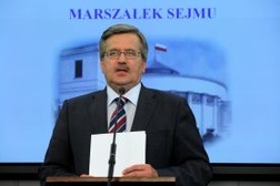 Komorowski zrezygnował z funkcji marszałka