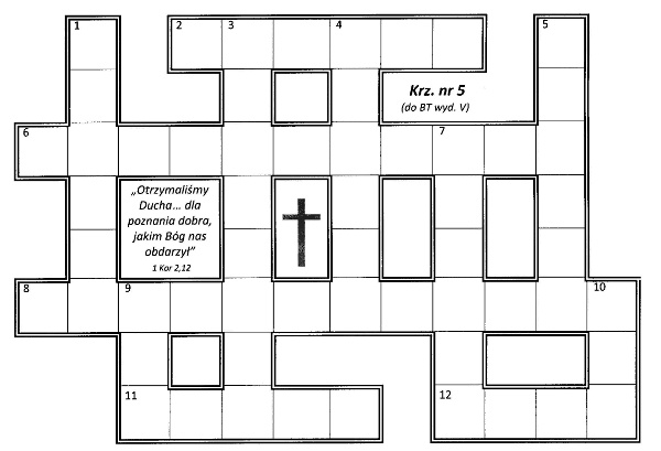Krzyżówka nr 5