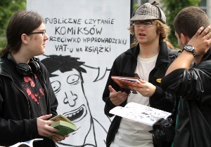 Publiczne czytanie komiksów 