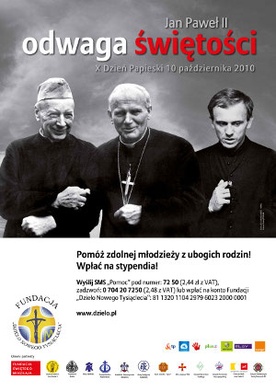 Plakat na X Dzień Papieski
