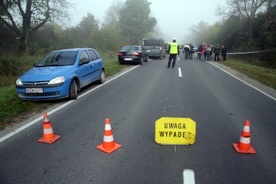 Wypadek podczas wyprzedzania?