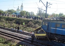 Wypadek na przejeździe kolejowym