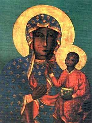 Kopia Ikony Matki Bożej Częstochowskiej na Pomorzu