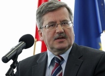 Komorowski na granicy