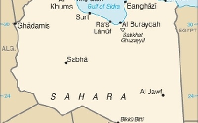 Mapa Libii